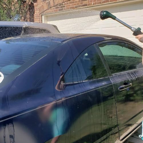 GREEN MOUNT Watering Wand 16-Inch, Heavy Duty Garden Wand with 8 Spray Patterns | Ergonomic & Lightweight for Easy Watering | Ideal for Hanging Baskets, Potted Plants, Window Boxes,Blackish Green - color: Blackish Green