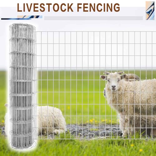 Tongmo 3 ft x 100 ft Galvanized Welded Wire Fence, 16GA Garden Chicken Wire Fence Roll, Mesh Size 2" x 4"Hardware Cloth, Ideal for Yard Protection and Poultry Netting - color: Galvanized, size: 3ft*100ft
