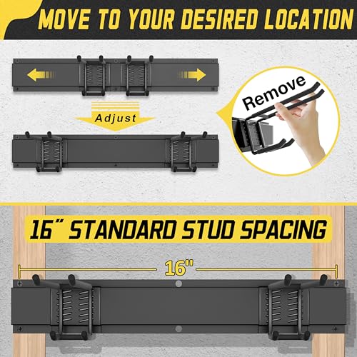 klasit Garage Wall Organizer,15Pack Carries 675 lbs,Garden Tool Organizer - size: 49.5"15Pack