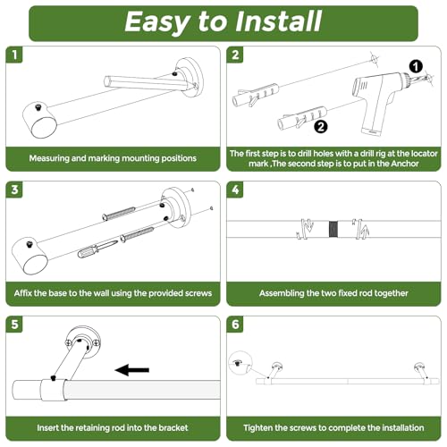 Window Plant Hanger Indoor, 64 Inch Heavy Duty Plant Hanging Rod - size: 64 Inch