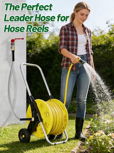 3ft Female to Female Short Garden Hose with Brass Fittings - size: 3ft
