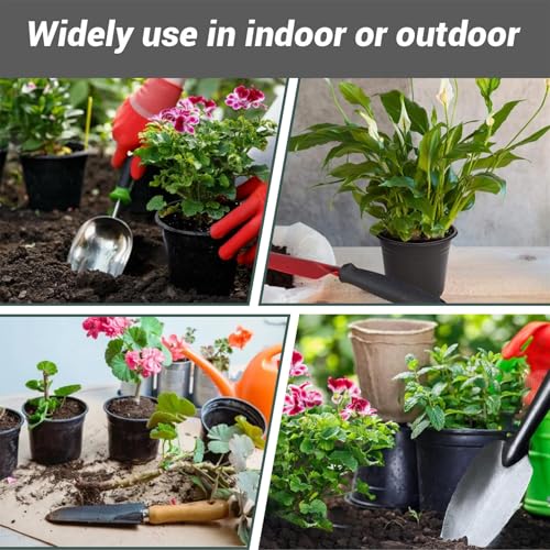 15 Gallon Nursery Pot 10-Pack Plastic Garden Planter Pots - size: Standard 15 Gallon