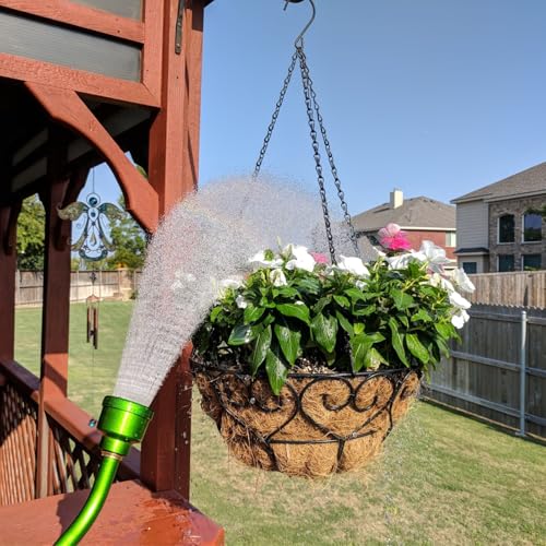 GREEN MOUNT Watering Wand, 24 Inch Sprayer Wand with Superior Stainless Head, Perfect for Hanging Baskets, Plants, Flowers, Shrubs, Garden and Lawn - color: Green