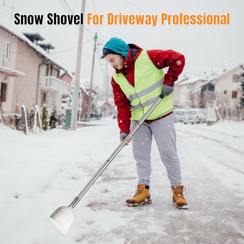 Floor Scraper Long Handle, Paint Wallpaper Garden Snow Ice Shovel