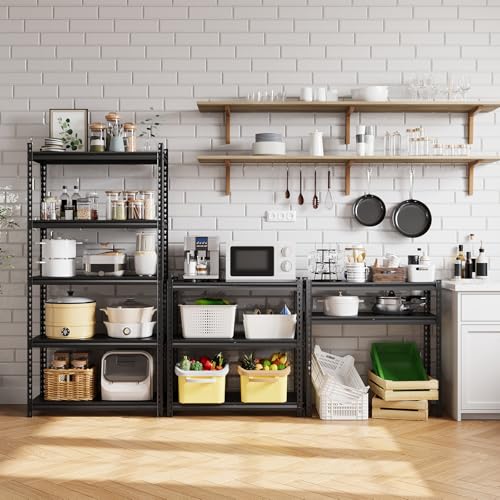 Garvee 3-Tier Steel Garage Shelving Unit, 48" W x 18" D x 36" H, 1500 Lbs - size: 48 x 18 x 36