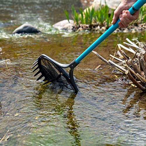 Aquascape Pond Shark Net, Skimming, Maintenance and Water Garden Tool, Extends 96-inch | 74005 - size: 96-inch