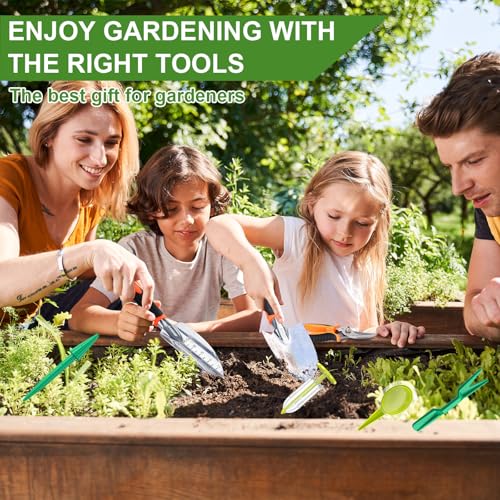 8 Pack Seeder Seed Planter Tool Set, Seed Dispenser, Garden Dibber & Widger