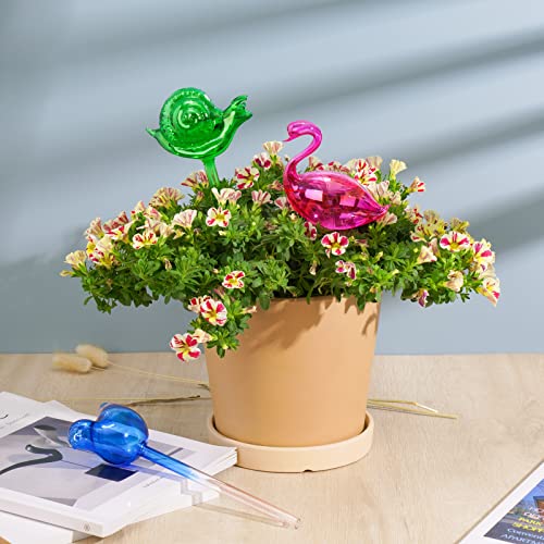 NiHome Spike Self-Watering Bulb 3PCS 10" Iridescent Pearl - color: Animal Tricolor (3 pack)