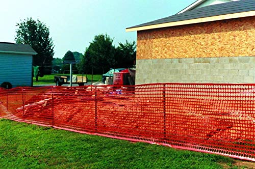 TENAX Guardian Economy Warning Barrier - Orange Mesh Fence Roll, Pallet of 80 Rolls
