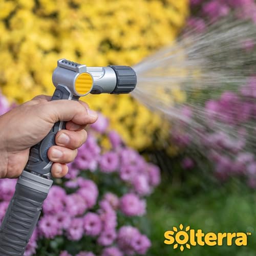 Solterra Adjustable Garden Hose Nozzle with Thumb Control - size: Thumb Control, style: Adjustable