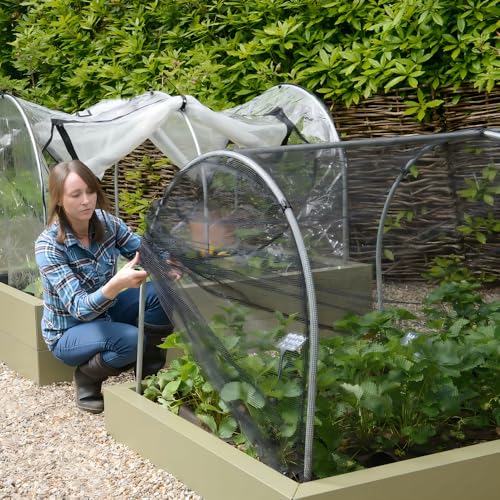 Pond Netting 10x10 Ft, 1/2 in Woven Fine Mesh Leaf Net - size: 10 x 10 Ft