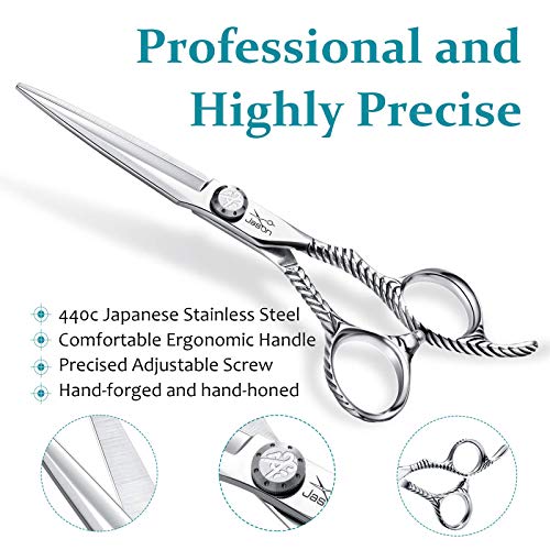 JASON Hair Cutting Scissors Shears - 6" Professional Barber Shear Haircut - size: 6.05