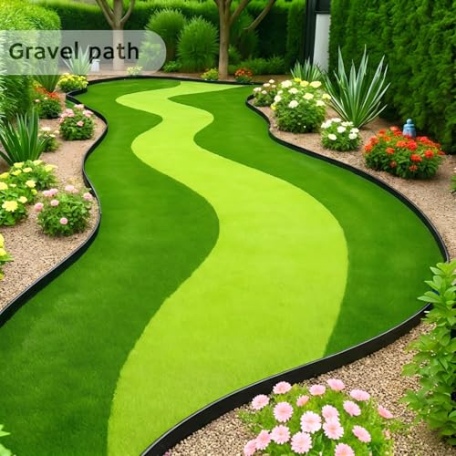 Bluepro Landscape Edging, 4 Inch 33 ft Garden Edging Border Kit - size: 4inch 33ft