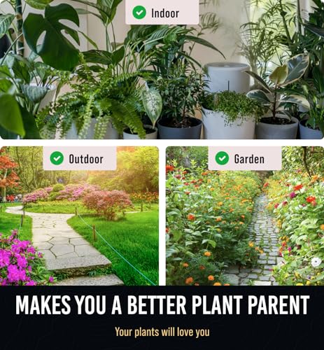 Soil Water Monitor for Plants - Soil Moisture Meter | Hydrometer for Plants | Plant Moisture Meter Houseplants | Water Tester for Plants | Farming Indoor and Outdoor Plants-Purple
