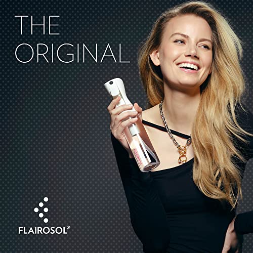 FLAIROSOL Original Continuous Mister Spray Bottle, 10.1oz, Clear/Pink - color: Clear Bottle - Pink Print