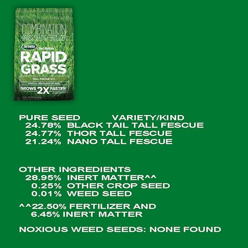 Scotts Turf Builder Rapid Grass Tall Fescue Mix, 5.6 lbs.
