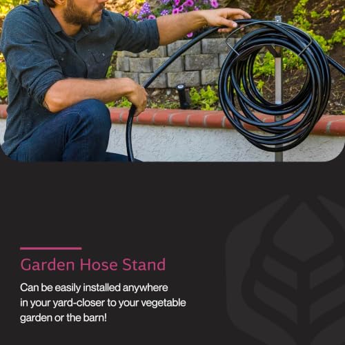 Yard Butler Free Standing Garden Hose Holder, Steel - size: Hanger
