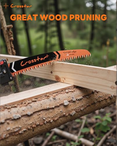 Crosstar 3 Pack Arc Edge Reciprocating Saw Blades,9inch 6TPI, Wood Pruning - size: 3pcs 9in
