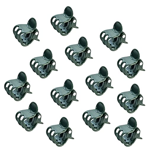 100 Pcs Plant Clips, Dark Green Orchid Clips