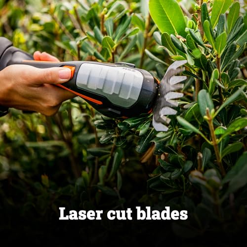 WORX Cordless Grass Shear & Shrub Trimmer, 20V with Extension Pole, WG801.4 - style: 8" 20V Shrubber Trimmer w/4" Grass Shear/(1)2.0Ah Battery