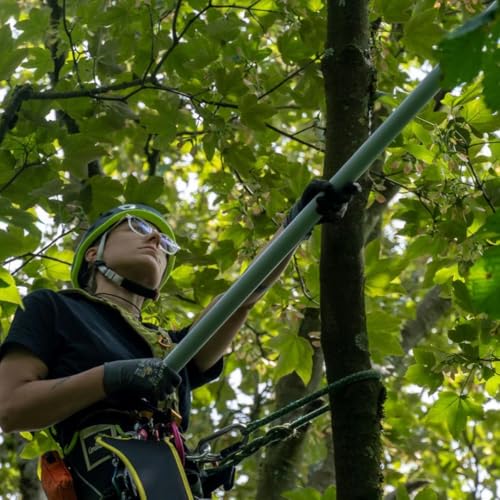 BERGER ArboRapid Telescopic Pole Saw Set – 4-Part Professional Arborist Tool, Extends from 5.7 to 20.3 Ft, Japanese-Style Curved Blade, Carbon Fiber & Fiberglass Design – 76049