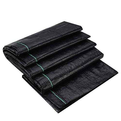 Weed Barrier Fabric, Heavy Duty Landscape Fabric Garden Cloth, 4ft x 10ft - size: 4ft x 10ft