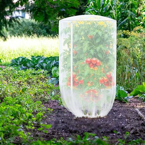 39.6x32.4 Garden Netting with Zipper for Tomato Strawberry Herb - size: 39.6 x 32.4 Inch