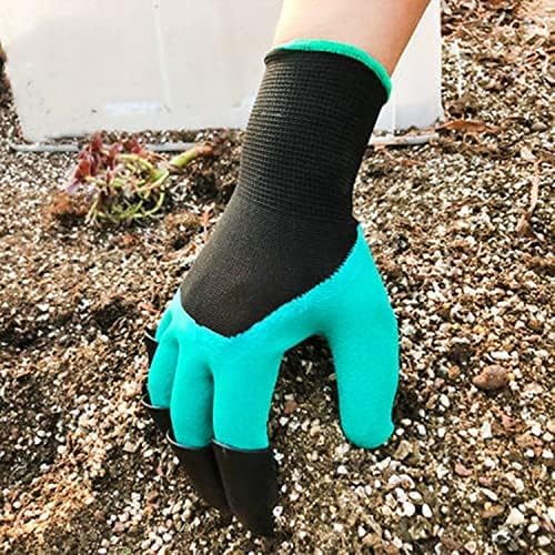 family claw gardening gloves gardening claw protective glovesclaws garden gloves - color: Green