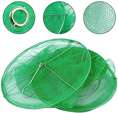 Ranch Fly Trap Outdoor Hanging Reusable with Fishing Apparatus | Food Bait Tray Catcher Cage for Indoor or Outdoor Family Farms, Park (10 Pack) - style: 10 pack