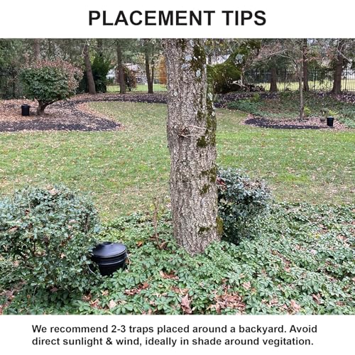 STUCK Pro AGO Mosquito Trap + Decorative Bucket, Naturally Attract & Capture Container-Breeding Mosquitoes, Pet & Kid Safe, Just Add Water & Attractant & Place on the Included Vessel - style: Trap + Deco Bucket