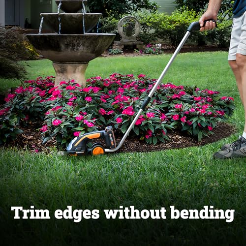 WORX Cordless Grass Shear & Shrub Trimmer, 20V with Extension Pole, WG801.4 - style: 8" 20V Shrubber Trimmer w/4" Grass Shear/(1)2.0Ah Battery