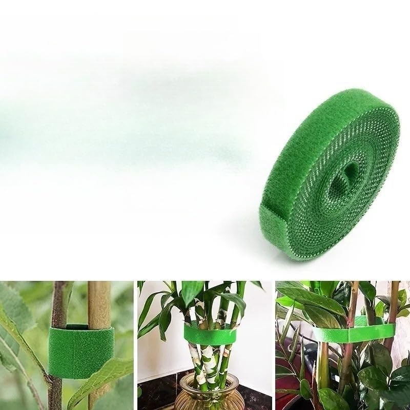 Reusable Garden Plant Ties Adjustable Sturdy Fabric Design Strong Support No Power Required Suitable for Indoor and Outdoor Gardening Ideal for Tomato Vines and Climbing Plants