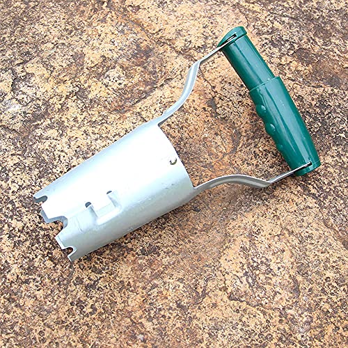 esowemsn 1PC Bulb Planter Metal Garden Bulb Planting Tool Handled Bulb Planter for Digging and Refilling Hole Consistent Planting Flowers