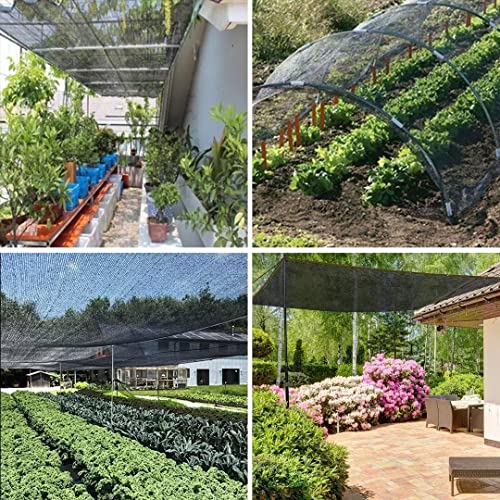 QLOFEI Shade Cloth for Patio, 40-50% Sunblock Mesh Tarp Shade Cloth with Grommets, Anti-UV Shade Neting Cover for Garden Kennel Chicken Coop Pergola Greenhouse Plants Cover, 4x8 FT - size: 4'x8'