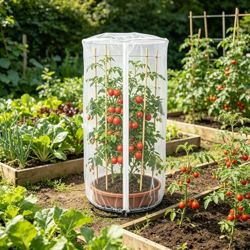 2PCS 39"X20" Garden Netting for Vertical Planters Strawberry Planter Cover