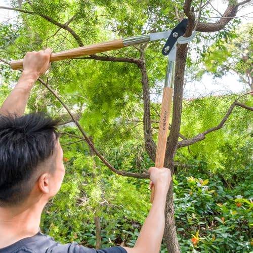 28" Garden Loppers for Tree Trimming, Heavy Duty Bypass Loppers