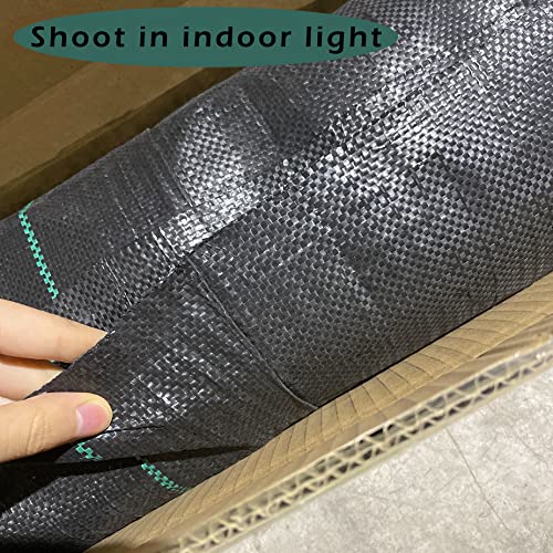HOSTIC Garden Weed Barrier Fabric Multi Size Heavy Duty Landscape Weed Blocking Plastic Roll Cloth 3FTx100FT