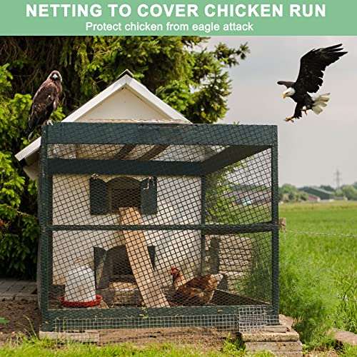 BSTPCOO 100'x100' Bird Netting for Chicken Coop, Nylon 3/4" Mesh Bird Net - size: 100'×100'-3/4''