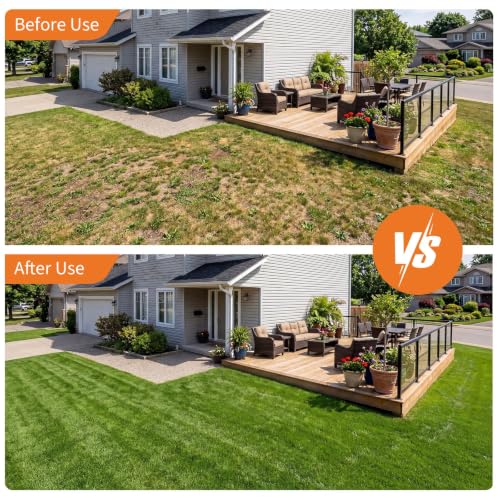 Heavy-Duty Rolling Lawn Aerator Roller