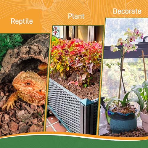 9qt Orchid Bark Horticultural Grade- Natural Mulch for Potted Plants, Root Development of Orchid Plants and Garden Soil Amendment Mix - size: 9 Quarts