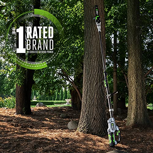 EGO POWER+ Pole Saw for Tree Trimming, Cordless Electric Pole Saw with Telescopic LED Cut Line Indicator, Battery and Charger Not Included - PS1000 - style: Pole Saw (No Battery/Charger)