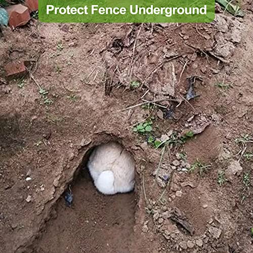 Stainless Animal Barrier Garden No Dig Fence10Pack, 32x10in - size: 32x10 IN