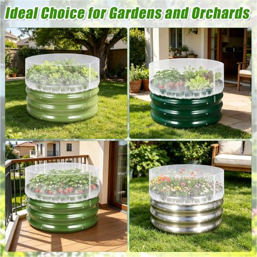 Garden Netting for Raised Beds, Plant Covers Garden Protection Bird Netting - size: 24x24x12 in