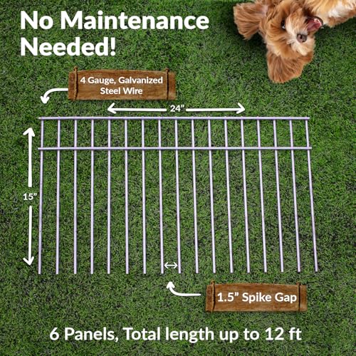 Dig Defence Original Animal Barrier Garden Fence, X-Large, 6 Pack - size: 6 Count