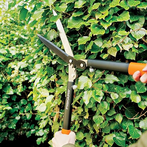 Fiskars 23" PowerGear Garden Hedge Shears, 10" Stainless Steel Blades - style: 23" PowerGear