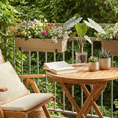 Tebery 2 Pcs Self Watering Pots for Indoor Plants, Clear Glass Plant Pots with Drainage Saucer, 3.75 Inch African Violet Planters for Houseplants Orchid Succulents, Ideal for Garden Home Decor