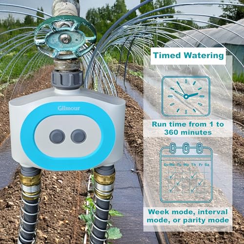 Gilmour Dual Outlet Smart Water Timer - size: Dual Outlet
