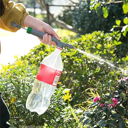 Handheld Sprayer - High Pressure Air Pump Manual Sprayer with Adjustable Nozzle - Garden Pump Sprayer - Hand Pump Sprayer Pressure Sprayer Top for Home Lawn Garden Watering Lawn and Garden, Sprayers