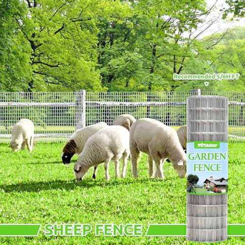 Metal Garden Fence, Hot Dip Galvanized After Welding, 2"x3" 16 Gauge, 60inch H x 100ft L Welded Wire Fencing,2/3/4/5/6ft Tallx50/100 ft Long Hardware Cloth for Yard,Farm,Chicken,Dog,Vegetable Protect - color: Galvanized, size: 2"x3" 60inx100ft