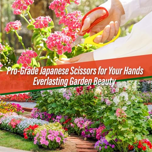 SUIZAN Trimming Scissors 6" - Japanese Garden Plant Herb Buds Flower Shears